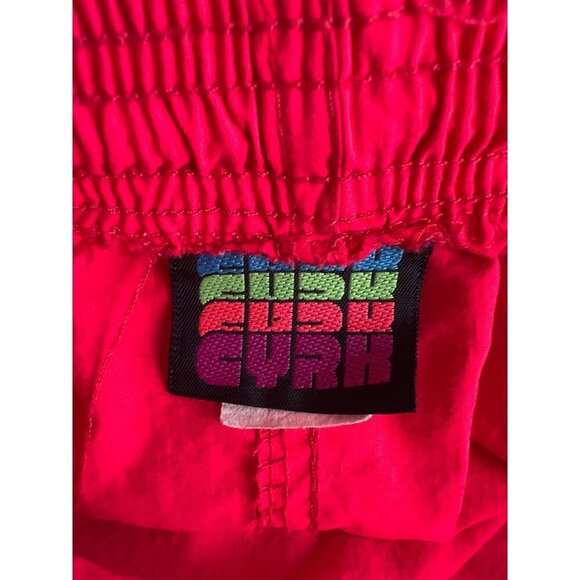 Vintage CYRK Jogger Pants Neon Pink Ankle Zip Medium - Picture 2 of 8